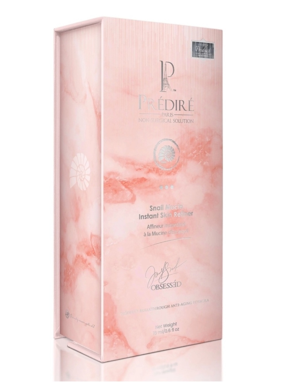 Prédiré Snail Mucin Instant Skin Refiner - Pink Marble Box